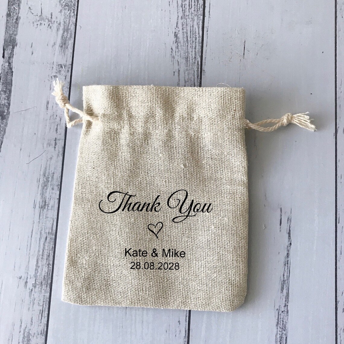 Baby Food Logo - 20 Buah Tas Kantong Linen Katun