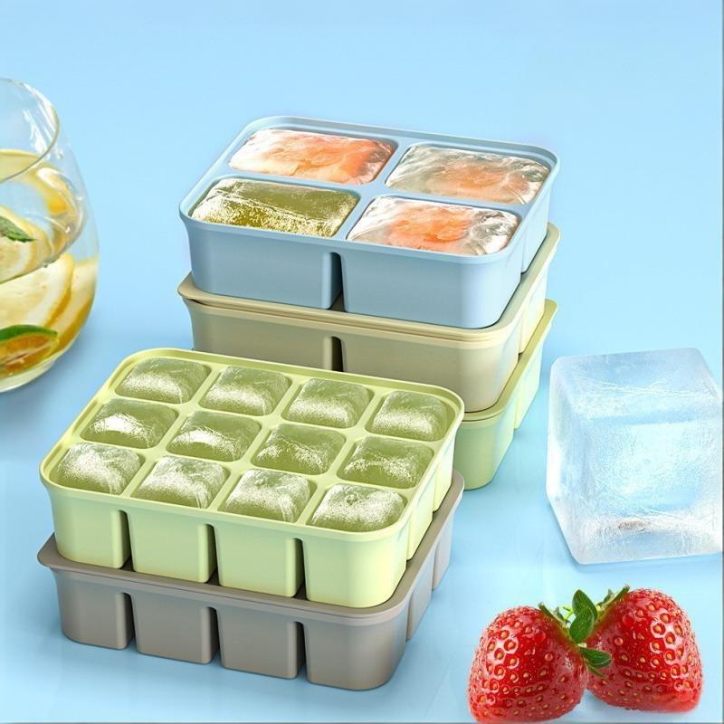 Freezer Tray Baby - Cetakan Silikon Wadah Penyimpanan Makanan Bayi