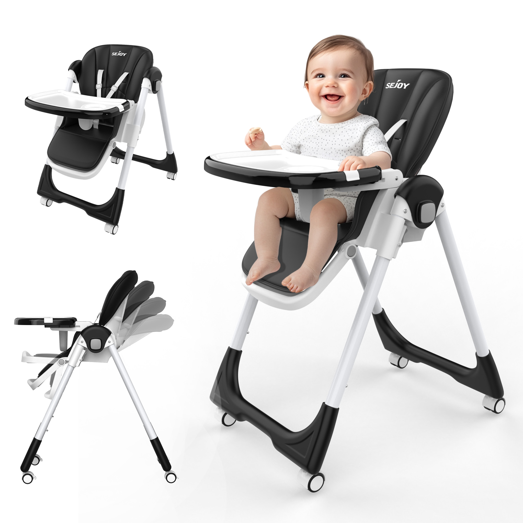 Baby Food Chair - Kursi Makan Bayi Sejoy, Dapat Disesuaikan