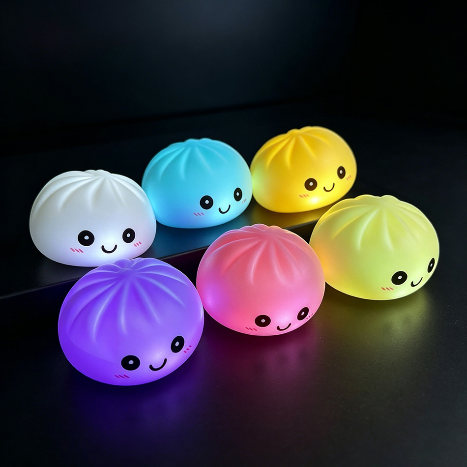 Baby Food Toy - 2026 Aesthetic LED Glowing Dumpling: Mainan