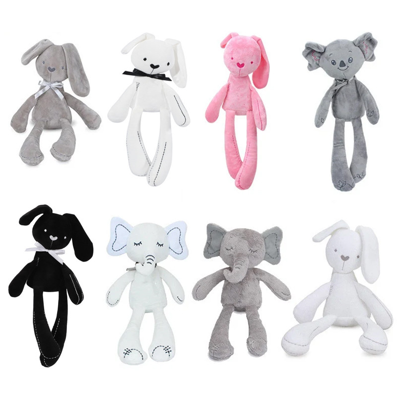 Baby Food Doll - Mainan gantung bayi, boneka tangan kelinci