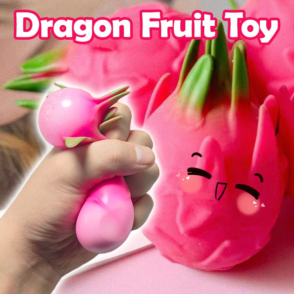 Bola Squish Buah Naga, Hadiah  - Baby Food Toy ulasan dan harga