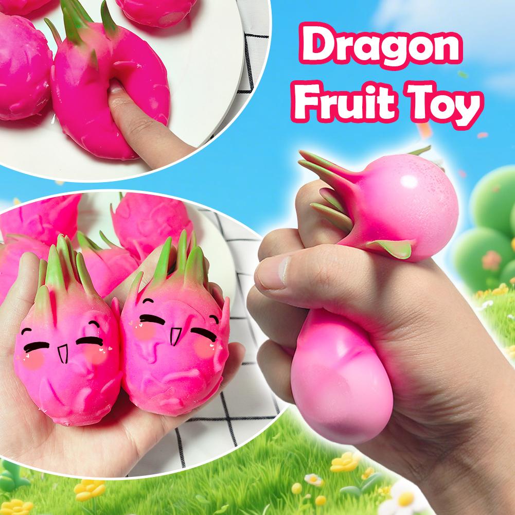Bola Squish Buah Naga, Hadiah  - Baby Food Toy ulasan dan harga