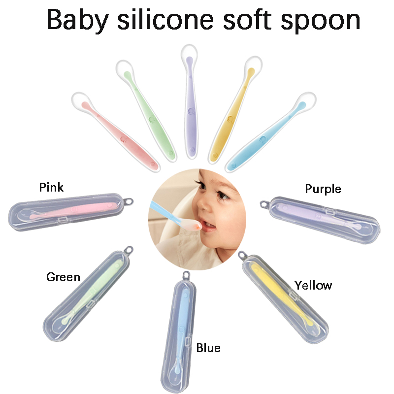 1 Buah Sendok Silikon Bayi Mak - Baby Food Nutrition ulasan dan harga