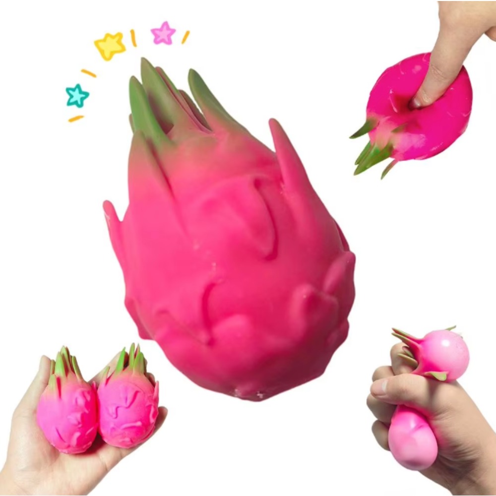 Bola Squish Buah Naga, Hadiah  - Baby Food Toy ulasan dan harga