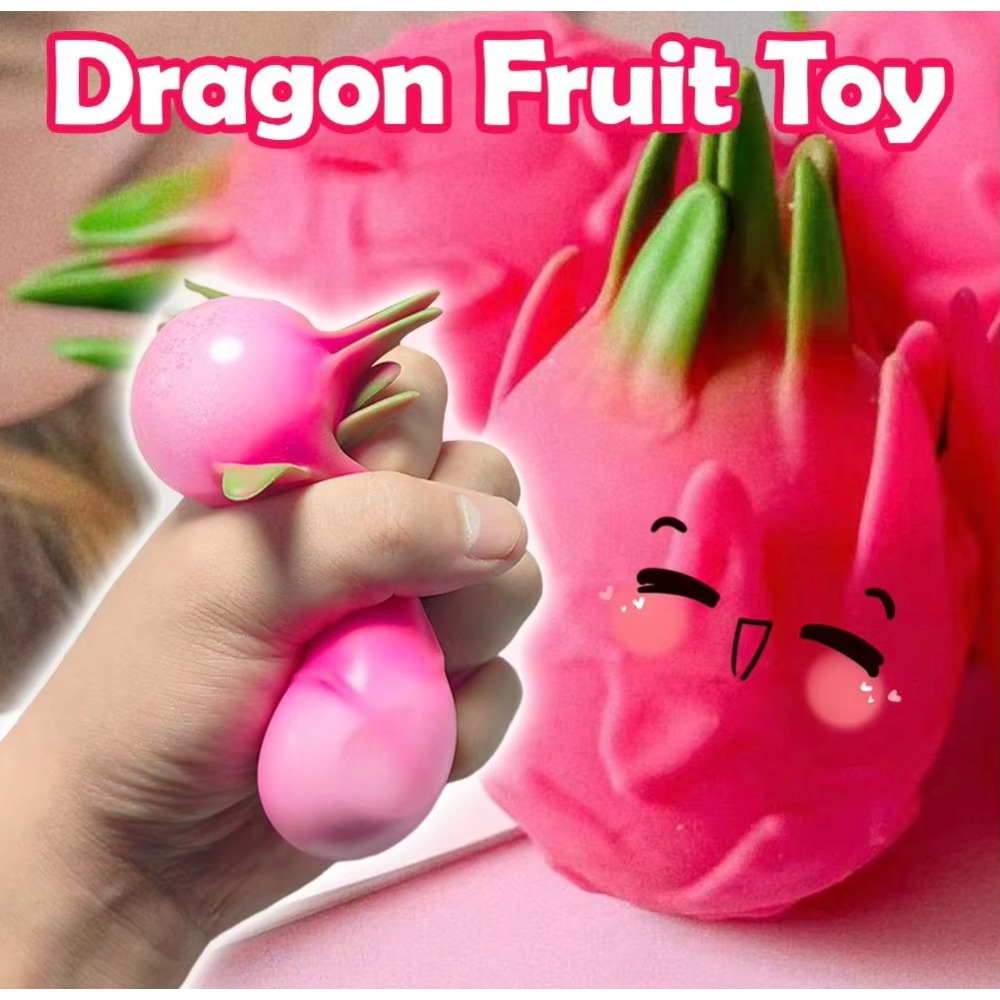 Bola Squish Buah Naga, Hadiah  - Baby Food Toy ulasan dan harga