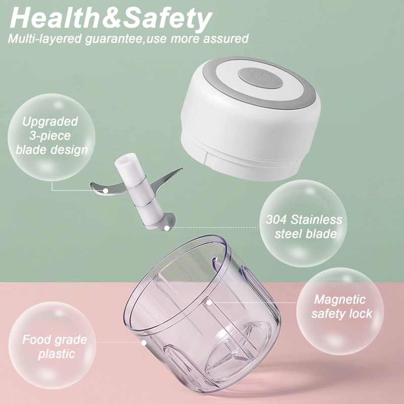 Penggiling Bawang Putih Elektr - Baby Food Mixer ulasan dan harga