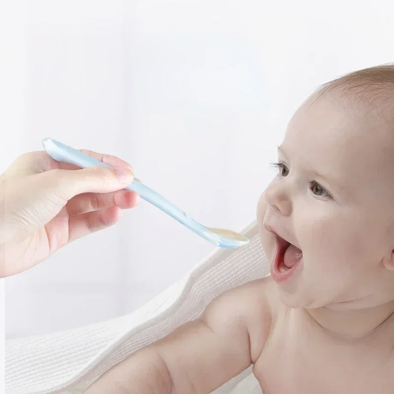 Sendok Bayi Silikon Lembut Sen - Baby Food Nutrition ulasan dan harga