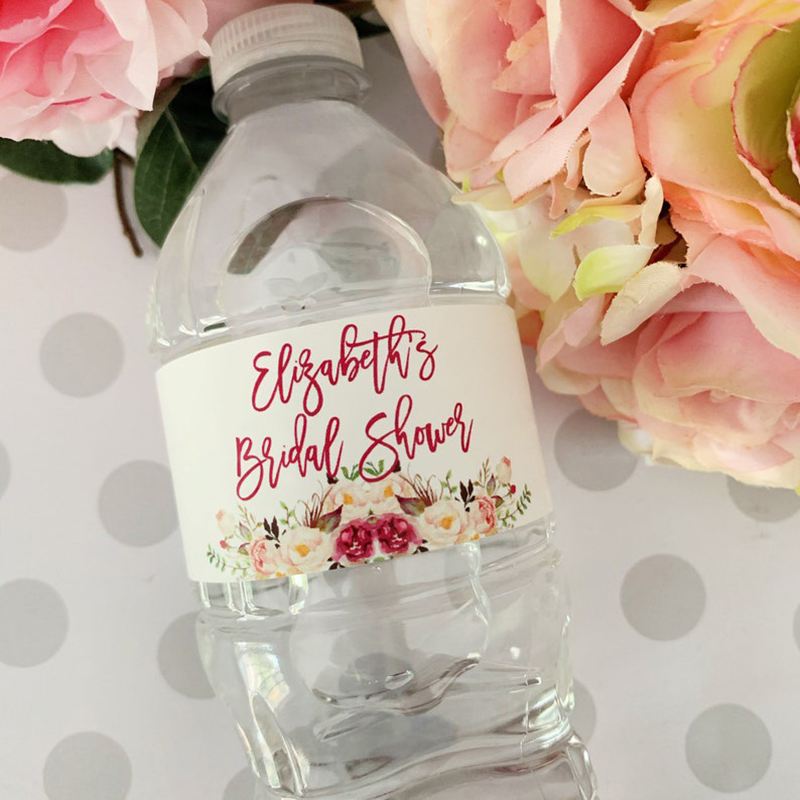 20 Buah Label Botol Air Tahan  - Baby Food Logo ulasan dan harga
