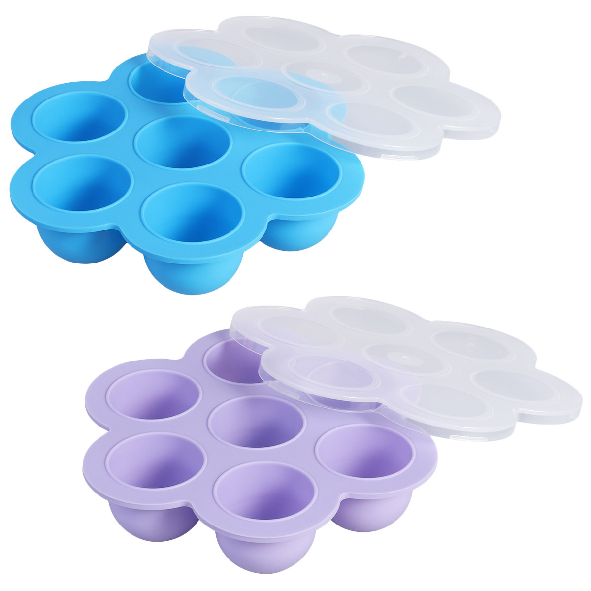 2 Set Wadah Penyimpanan Makana - Freezer Tray Baby ulasan dan harga