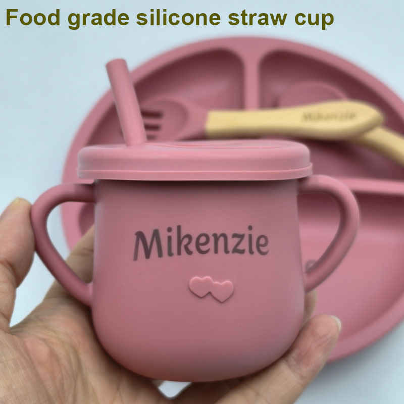 6PCS Set Makan Silikon Untuk B - Baby Food Logo ulasan dan harga