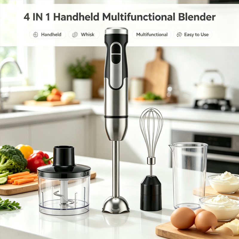 Set Blender Tangan 4-in-1 Baru - Dry Food Baby ulasan dan harga